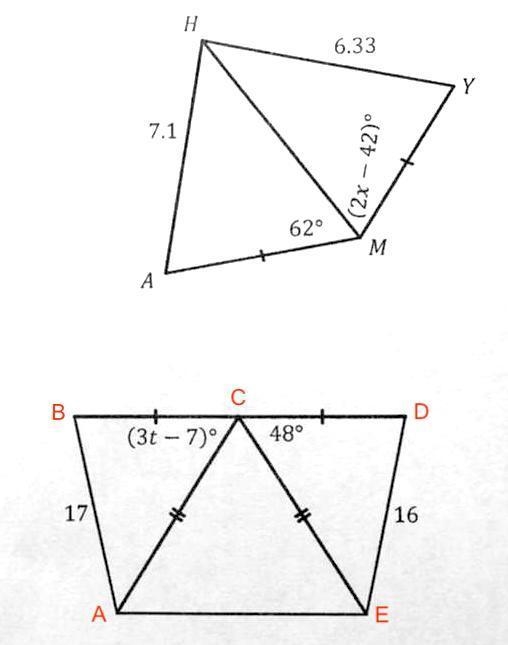 HELPP!!!! Solving for the Missing Variable Ex. 1 Determine the range of possible values-example-1