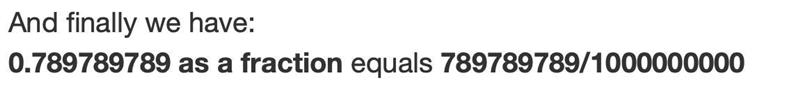 What will the denominator be in this decimal: 0.789789789-example-1