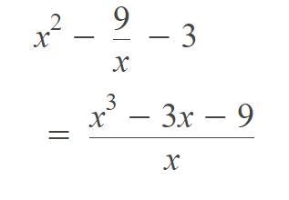 Find domain and range of x²-9/x-3​-example-1