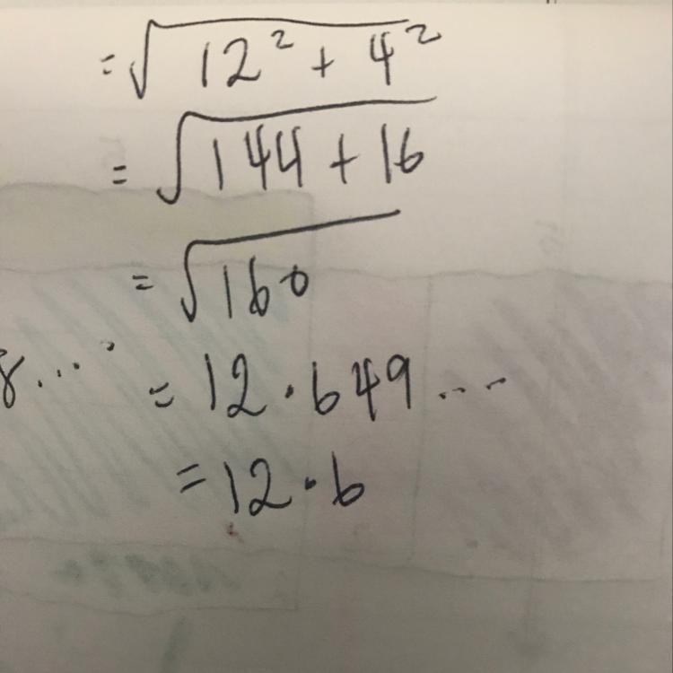 Solve for the missing side to the tenths place ( ignore the letters labeled on the-example-1