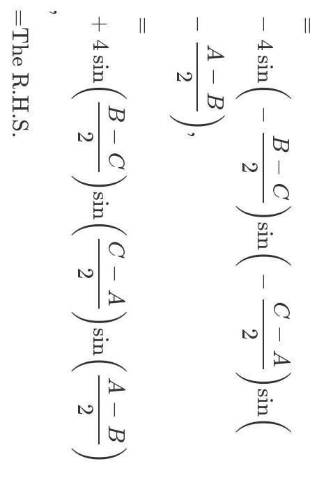 Help me!!!!!!..... Given conditions A+B+C=180° then prove that: sin(B+2C)+sin(C+2A-example-5