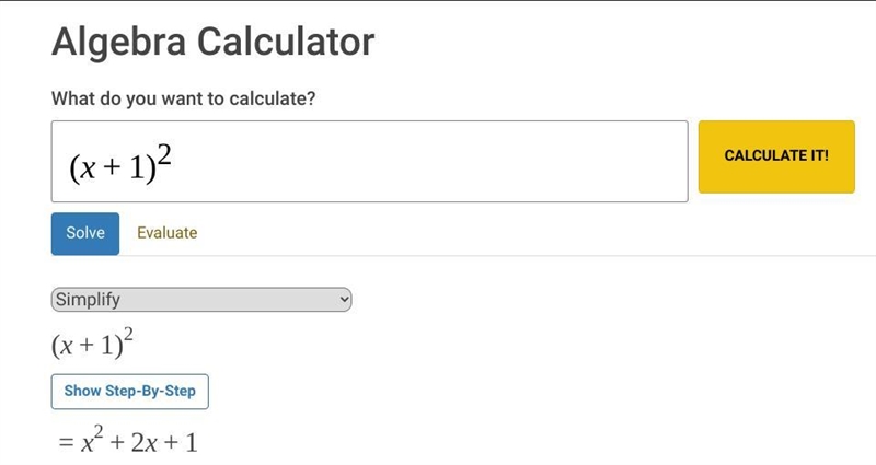 What is (x + 1)^2 A. x^2 + 1 B. x^2 + 2x + 2 C. x^2 + x + 1 D. x^2 + 2x + 1-example-1