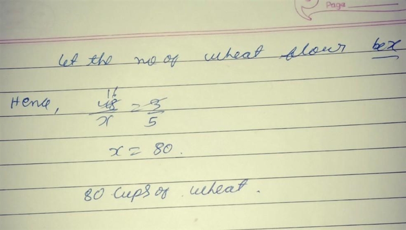 A baker used 48 cups of almond flour for a recipe. The ratio of cups of almond flour-example-1