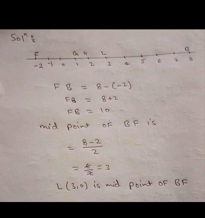 What is the length of segment fb?: Explain your answer. what is the midpoint of line-example-1