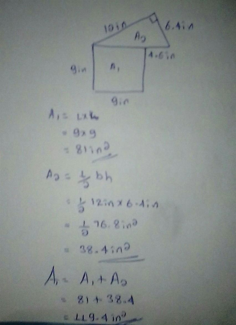 How do I find the area of the composite figure?​-example-1