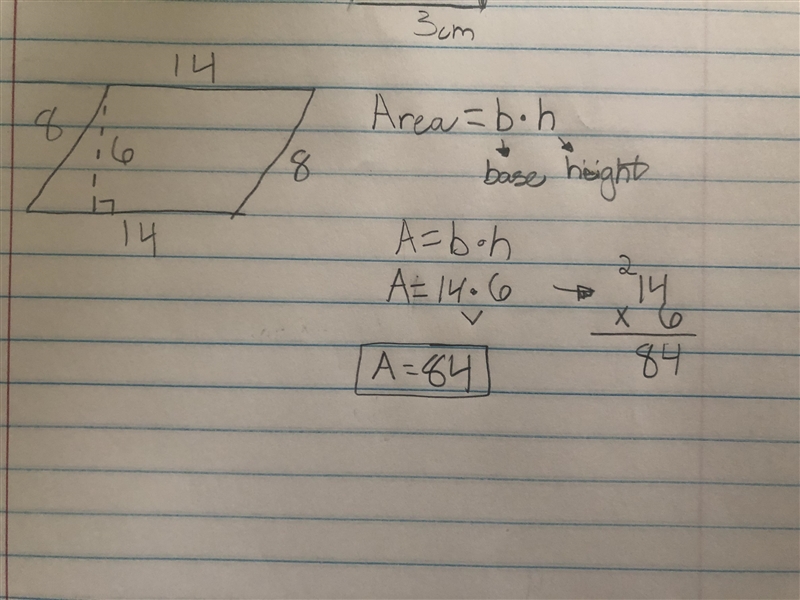 Find the Area of the Parallelogram!-example-1