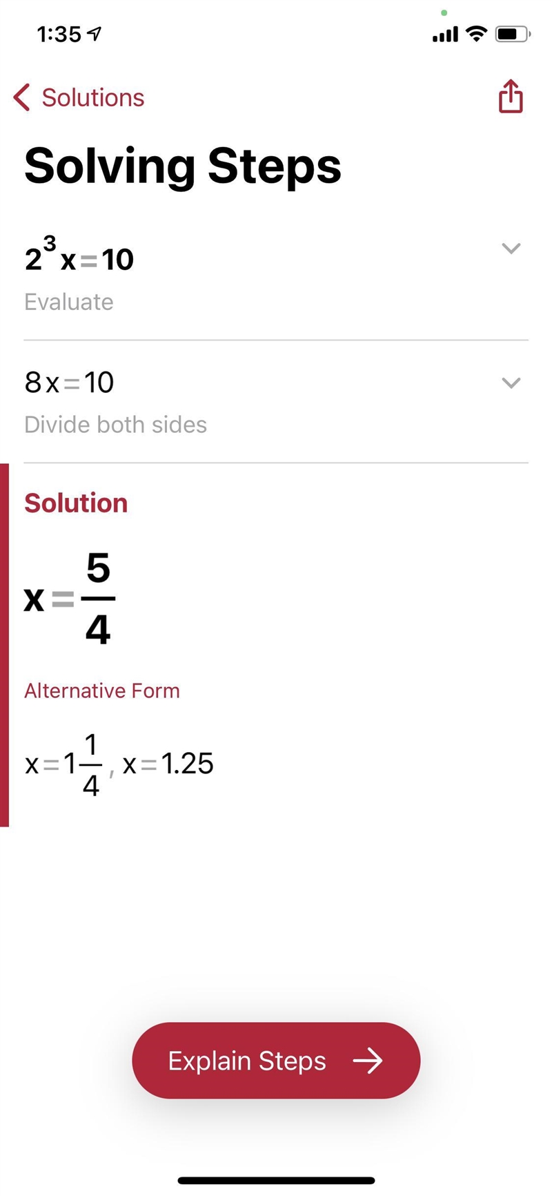 Which number is equivalent to 2^3x = 10-example-1