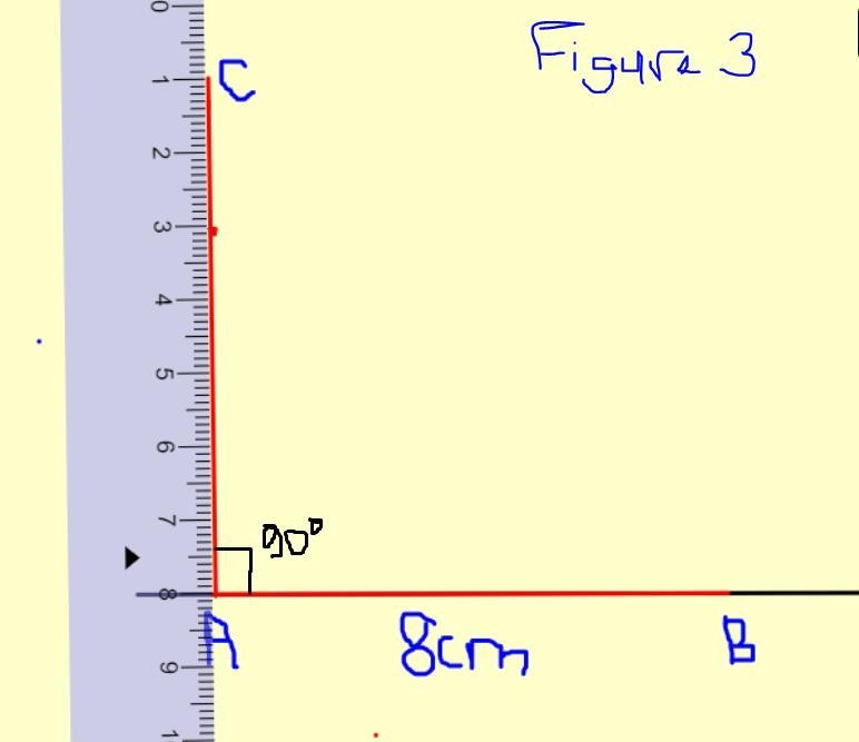 Using a protractor and a ruler, accurately construct a triangle ABC where AB = AC-example-2