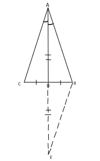 If the angular bisector of an angle of a triangle bisects the opposite side , prove-example-1