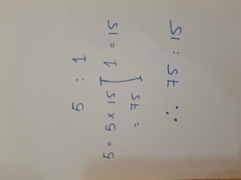 Lottie and Ollie shared some money in the ratio 5:1. Ollie received £15. How much-example-1