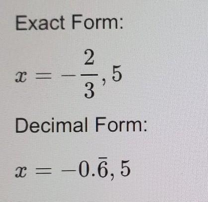 Solve for x by factoring and using the zero product property 3x^2-13x-10=0​-example-1