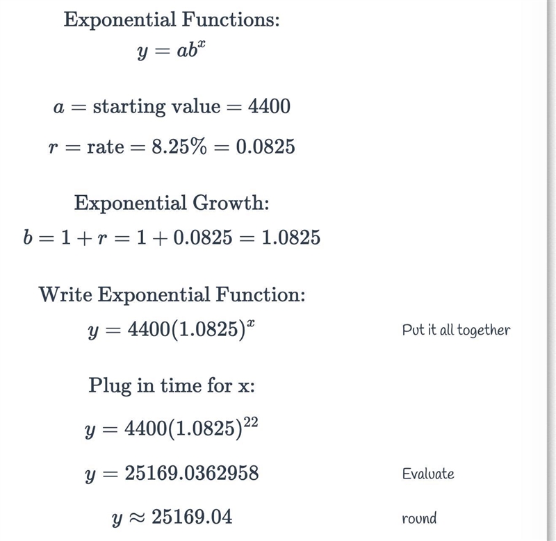 4400 dollars is place in an account with annual interest rate of 8.25% How much will-example-1