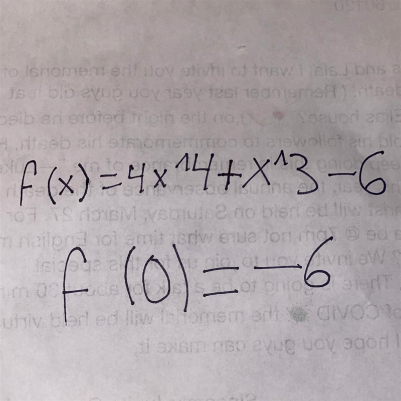 ANSWER ASAP Describe what the graph of the function would look like on the left of-example-1