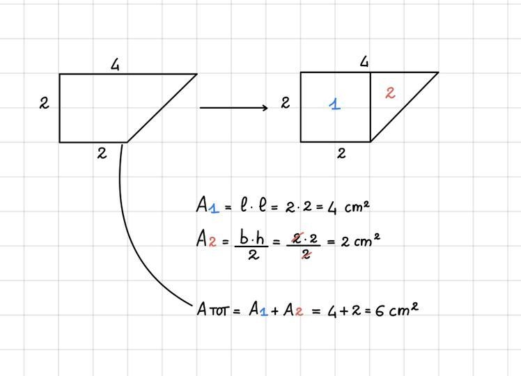 Find the area of the shape shown below.-example-1