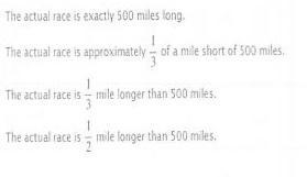 The atlanta motor. Speedway annually hosts a 500 mile race on its 1.54 the race consists-example-1