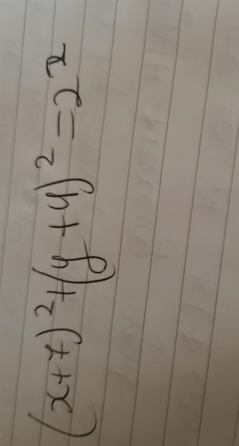 Write the equation for a circle with a center at (-7 , -4) and a radius of 2.-example-2