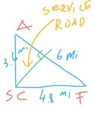 An airport, a factory, and a shopping center are at the vertices of a right triangle-example-1