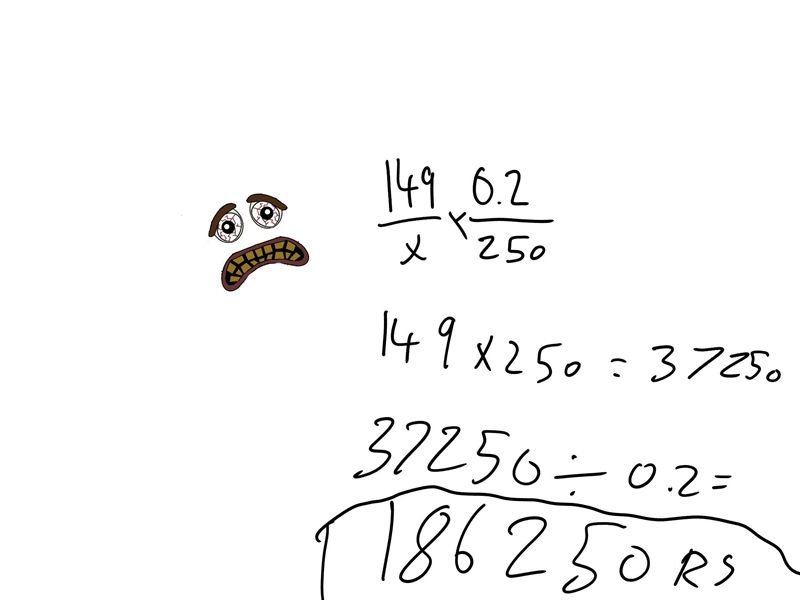 the area of kitchen is 149m^2 how many tiles each of area 0.2m^2 are needed to flooring-example-1