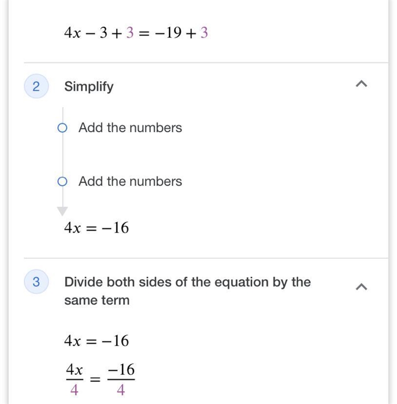 Y = -1 4x + 3y = -19-example-1