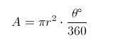 What is the area of sector GPH?-example-1