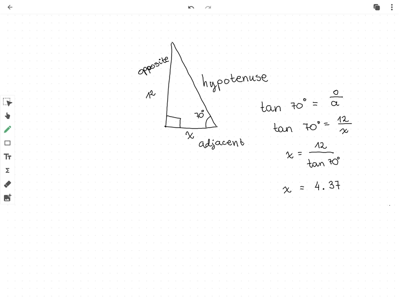 Find the missing side. Need help please. Need explanation, please.-example-1