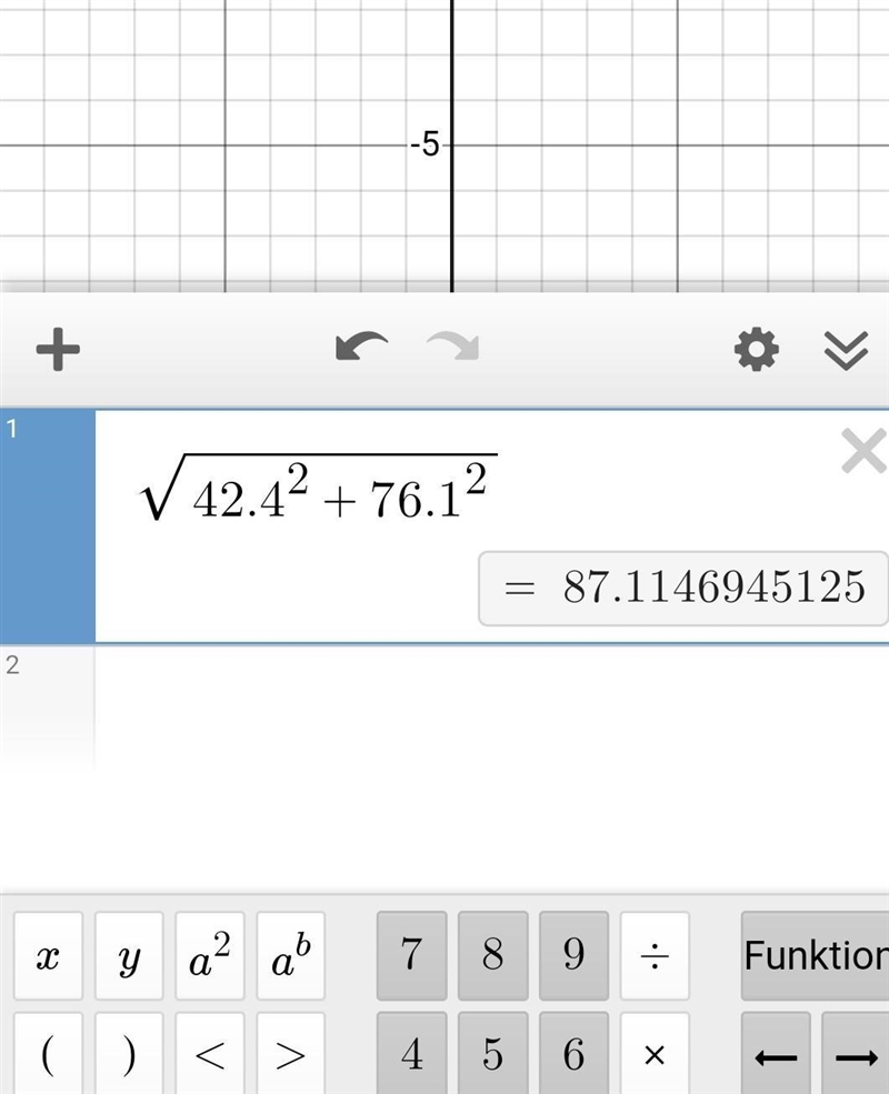 Find the length of the diagonal of a rectangular football pitch with sides 42.4 m-example-1