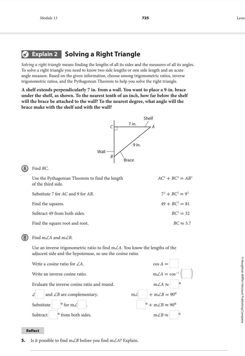 In APQR, PR = 23 mm, QR = 39 mm, and m/R = 163º.-example-4