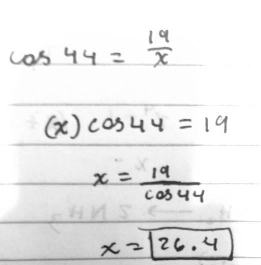 Using trig solve for the missing angle-example-1