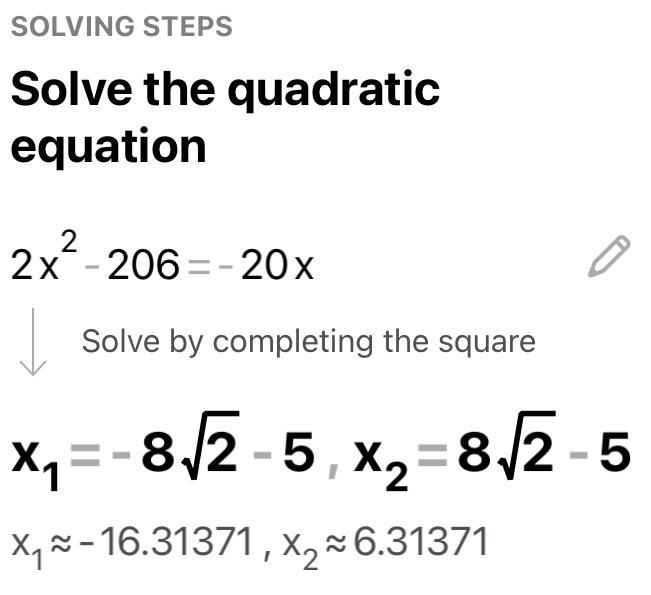 Complete the square 2x^2-206=-20x-example-1