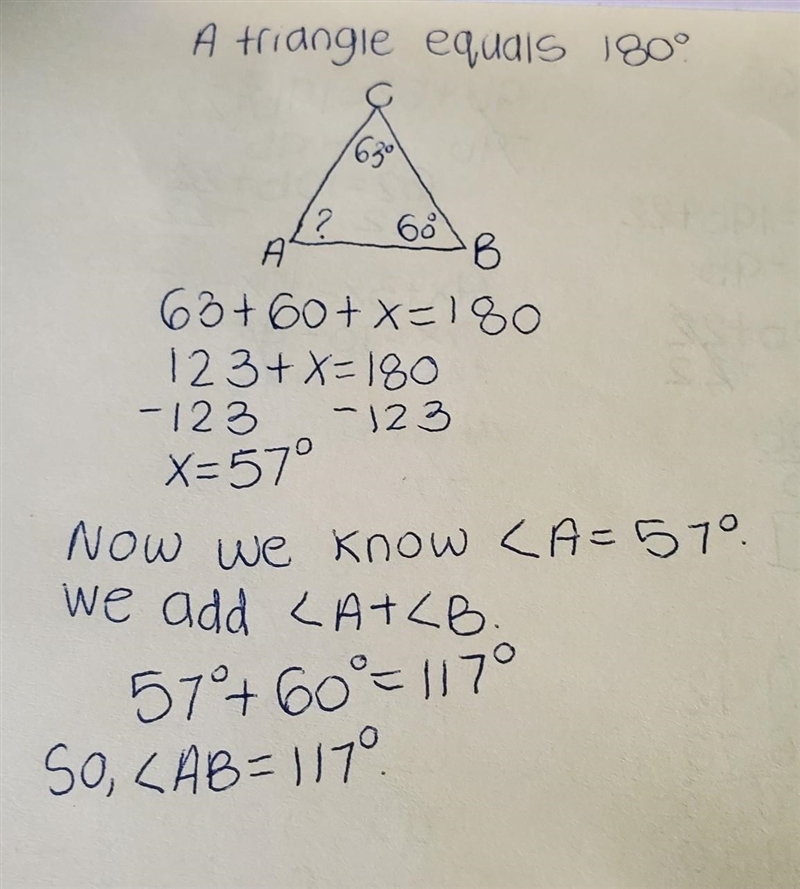 Find the measure of the indicated angle. Need help please. I need explanation THANK-example-1