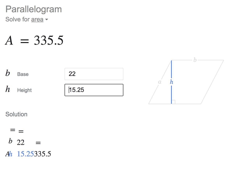 What is the area of the parallelogram below?-example-1