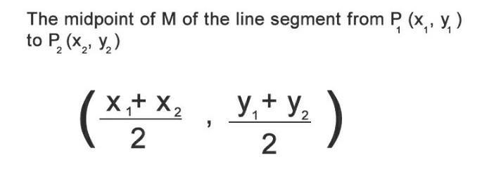 What is the midpoint between points (4, 7) and (1, 1)?-example-1