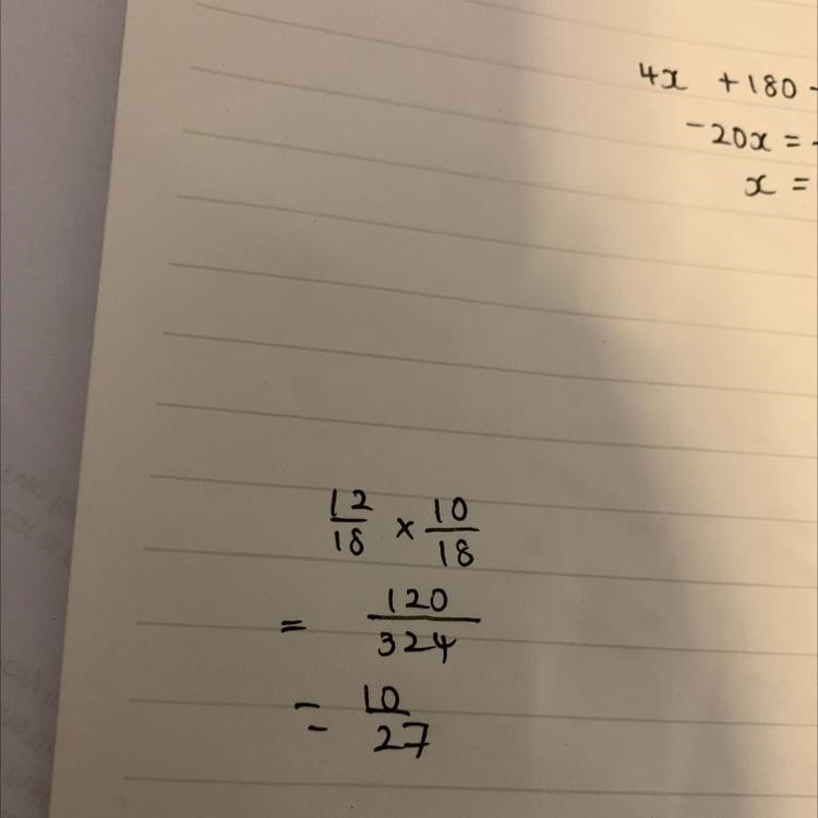 Multiply 12/18×10/18 lesson name fraction. find me out this question for answer​-example-1