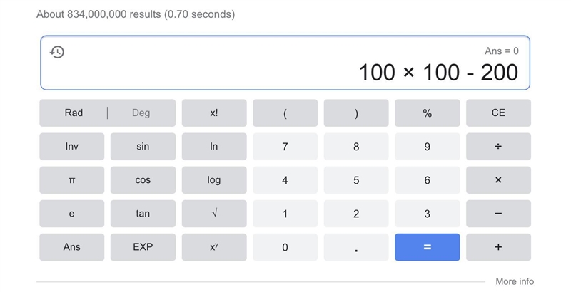 100 time 100 minus 200-example-1