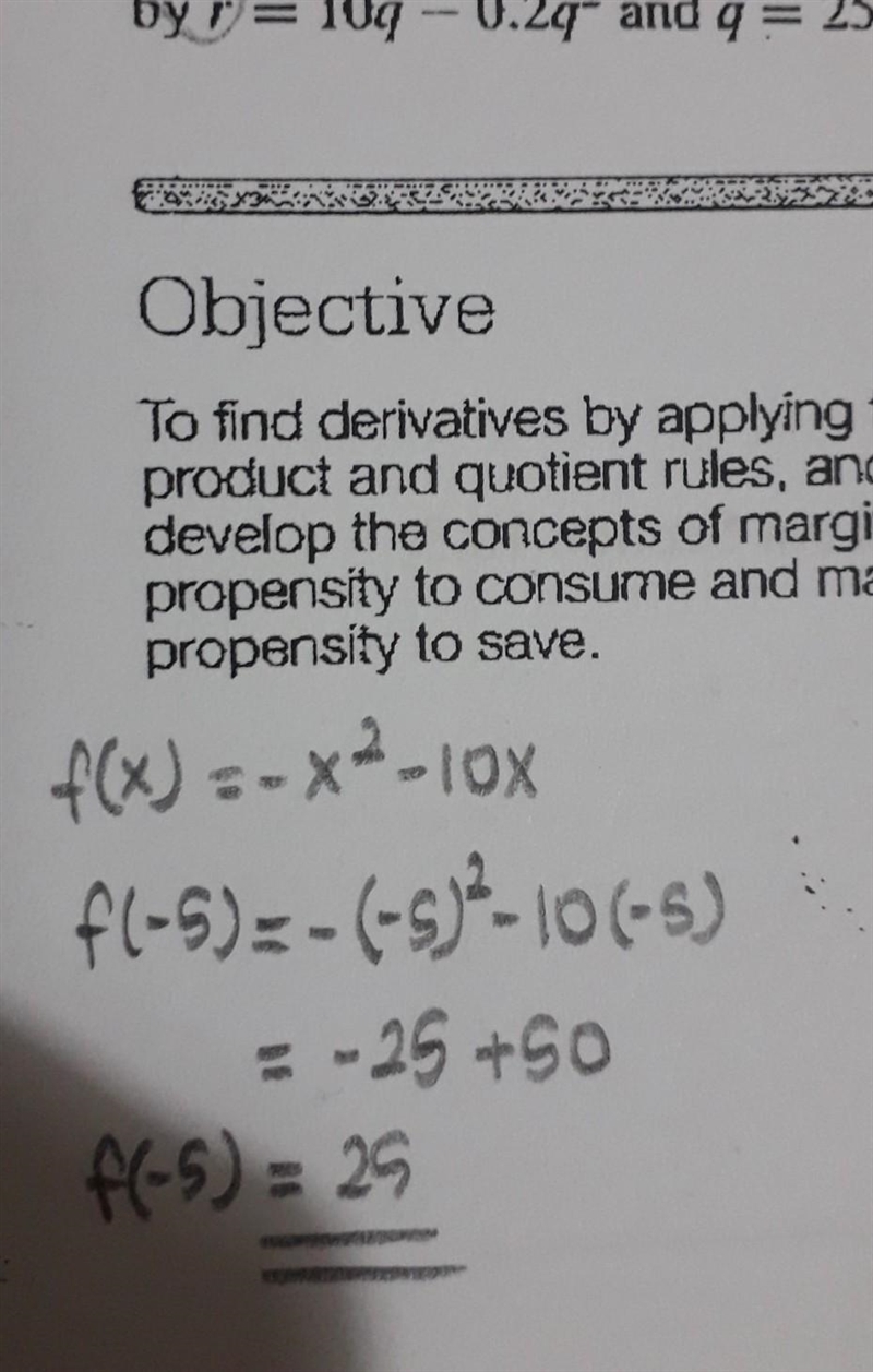 Answer I know the answer I’m just making sure if I’m correct, thanks. Plug in -5 for-example-1