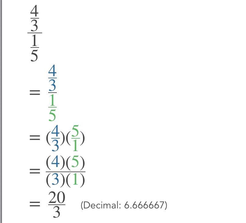 What is 4/3 divided by 1/5-example-1