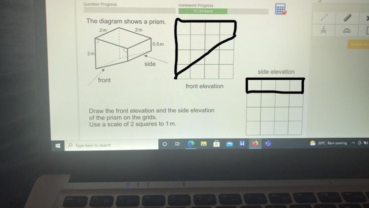 The diagram shows a prism …,-example-1