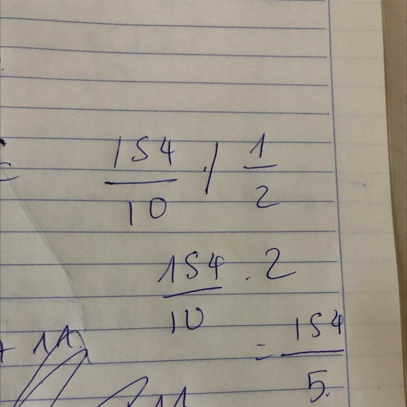 154.1 ÷ 0.5 as a mixed number-example-1