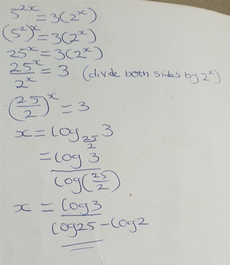 5^2x = 3(2^x) find x please show steps-example-1