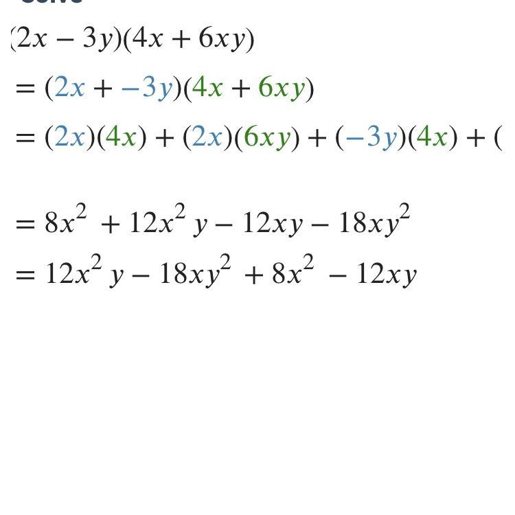 (2x-3y)(4x+6xy) please help me solve this maths problem ​-example-1