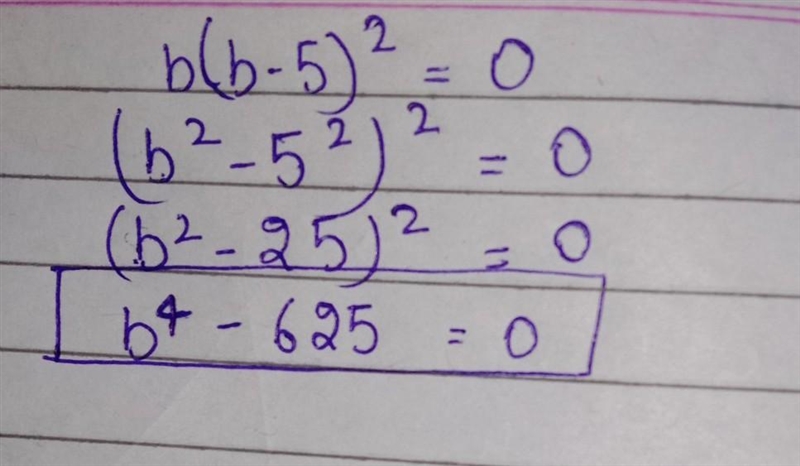 B(b-5)²=0 what is the answer?-example-1