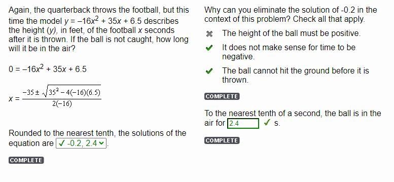 Why can you eliminate the solution of -0.2 in the context of this problem? Check all-example-1