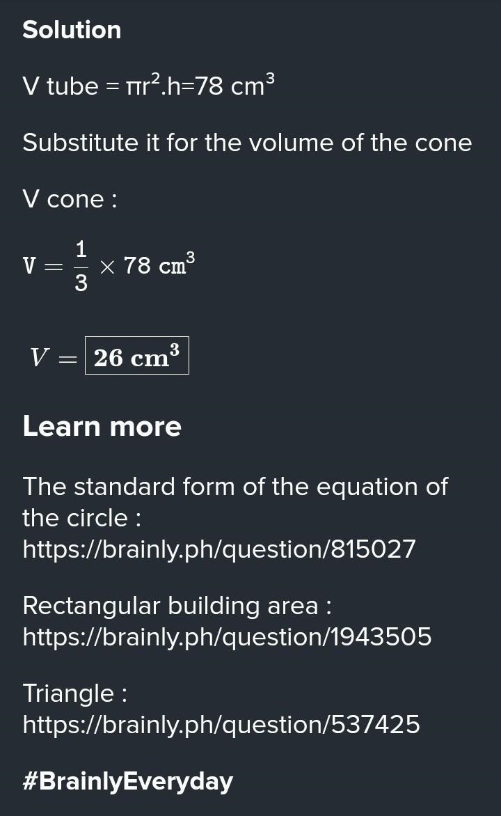 A cylinder has a height of 1.2 cm and the following base. 5 mm What is the volume-example-5