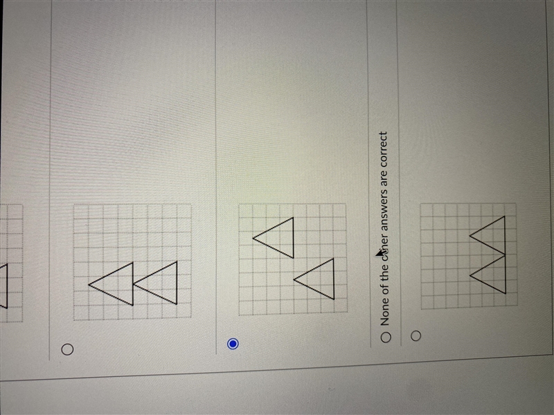 Find the translation of the triangle along v-example-1