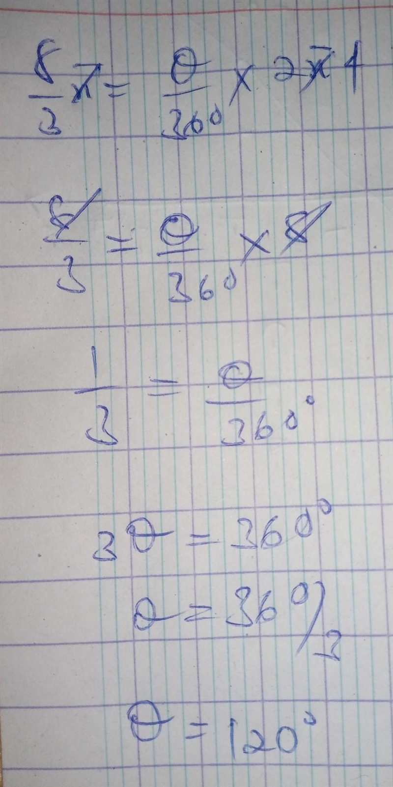 If the measure of arc CB is 8/3 pi units, what is the measure of angle CAB-example-1