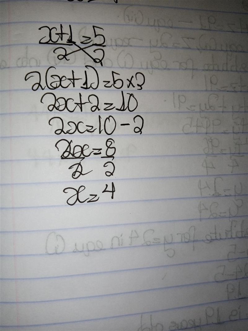 Solve x+1/2=5/2 Find x. EXPLAIN how you found x. Do NOT use G0ogle or any search engine-example-1