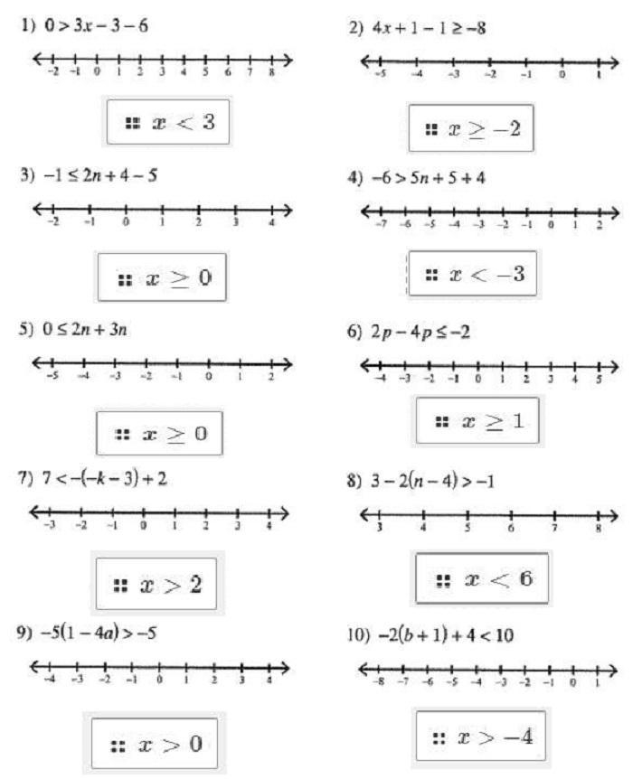 45 PTS!!! please help! Place the correct inequality interval in the appropriate blank-example-1