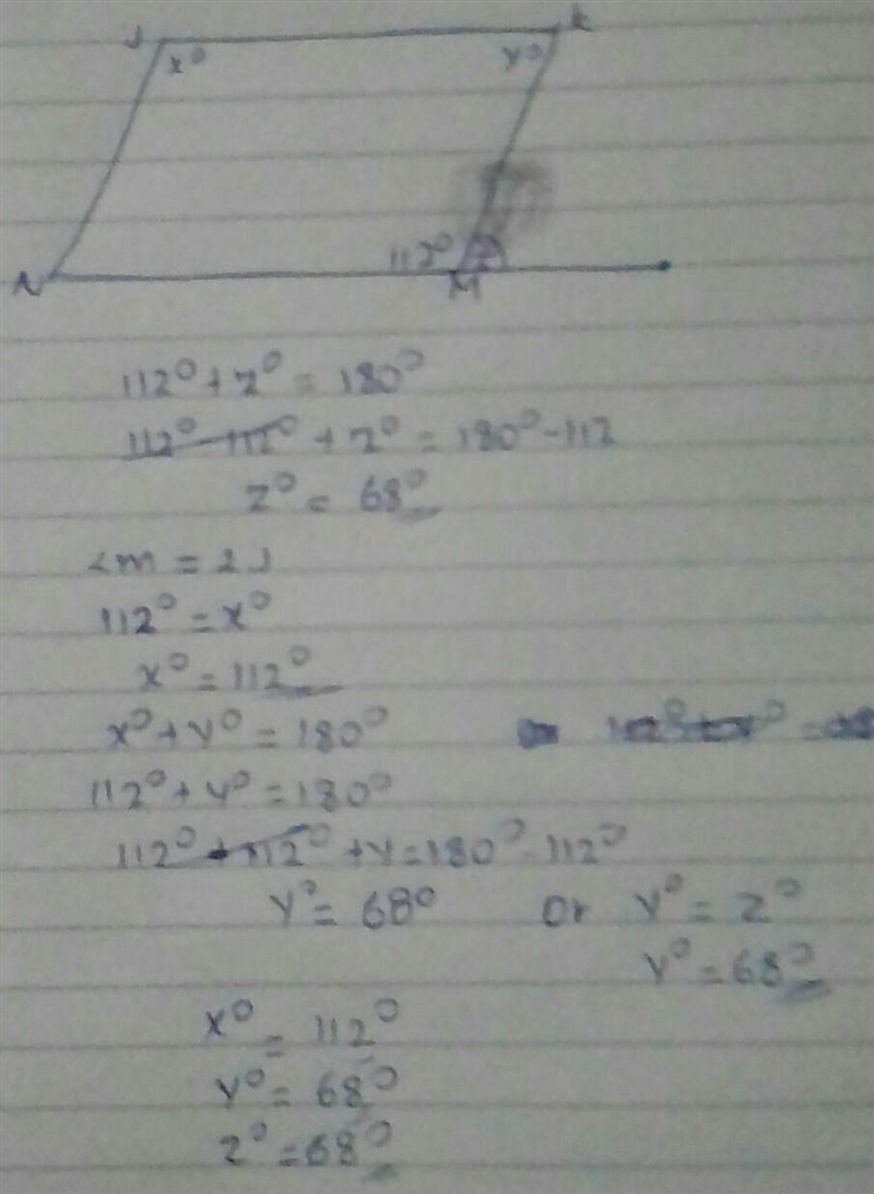 Find the missing parts of each parallelogram-example-1