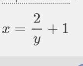 Y=(2)/(x-1\\)-example-1