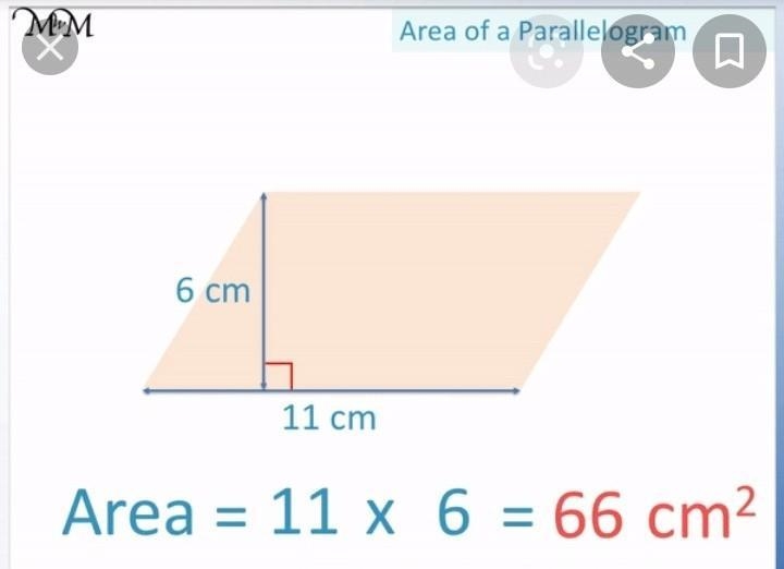 What is A= bh in math?-example-1